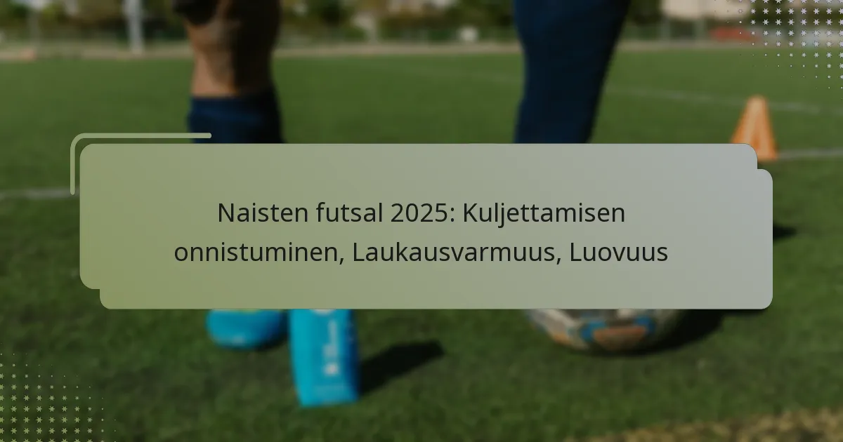 Naisten futsal 2025: Kuljettamisen onnistuminen, Laukausvarmuus, Luovuus